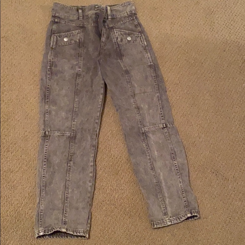grey BDG mom jeans